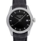 Tissot Couturier 32mm Steel Black Dial Diamond Ladies Watch T035.210.66.051.00