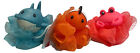 Ocean Themed Squirt Kids Bath Toys (3 Pack) Bath Sponge Shark, Crab, Clownfish