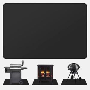 Fire Resistent Fireplace Hearth Mat 30×40inch Fire Retardant Hearth Pad for W...