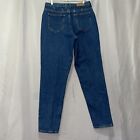Vintage High Waisted Mom Jeans womens size 14 medium tapered leg euc e404
