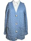 New Merokeety Womens Long Sleeve Cable Knit Sweater Open Front Cardigan