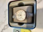 New Women's  Fossil Tailor Multifunction Grey Leather Strap Watch ES-4048