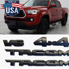 Set Of 4 Blackout Emblem Overlay Kits For Tacoma 2016-2023 4X4 V6 Accessories (For: Toyota)