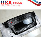 HONEYCOMB SPORT MESH RS4 STYLE HEX GRILLE GRILL BLACK FOR 09-12 AUDI A4/S4 B8 8T (For: Audi A4 Quattro Sport)
