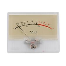 Backlit VU Meter with Yellow Panel Stable Level Meter Amplifier