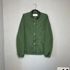 Norse Projects Mens Green Nylon Collared Pockets Svend Jacket Size L