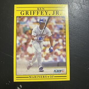 KEN GRIFFEY JR - 1991 Fleer Baseball #450
