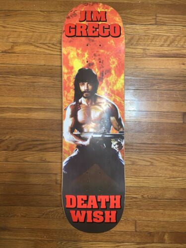 RARE! Deathwish Jim Greco Rambo Skateboard Deck. 2010 Model