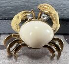 Gump’s 18K Vintage Crab Brooch w/ Diamonds 15.6 Grams!!!! Beautiful!!!
