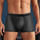Men's 5pack Underwear Boxer Briefs Ice Silk Shorts Panties Mesh Pouch Underpants