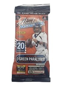 2022 PANINI ABSOLUTE FOOTBALL FACTORY SEALED VALUE CELLO FAT PACK