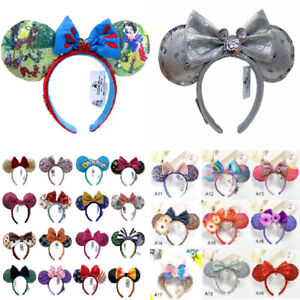 136 Styles Disney Parks Loungefly Minnie Mouse Ears Bow Headband 100 Years Rare