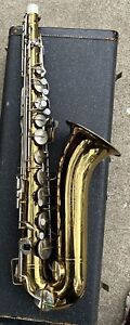 Vintage 1960 H&A Selmer Bundy Tenor Saxophone with Mouthpiece & Bundy OHSC