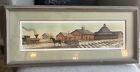 New ListingP BUCKLEY MOSS PRINT THE B&O ROUNDHOUSE 484/1000 Framed