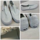 Vans Skateboard Shoes Sz 10.5 Men White Slip On New No Box YGI J1S-4
