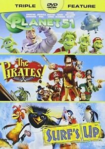 Pirates! Band of Misfits-Planet 51-Surf's Up (2 DVD & Artwork ONLY) NEW SEALED