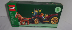 New LEGO Winter Carriage Ride 40603 Christmas Holiday Village GWP w/minifigs