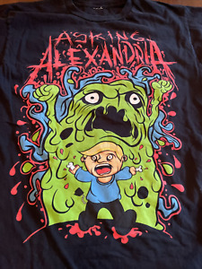 Asking Alexandria Band Music Tour Black T-Shirt Cotton Unisex