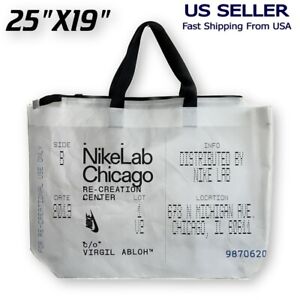 Off-White Nike Lab Tote Bag White Tyvek Campus Virgil Abloh Chicago [25