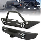 Front / Rear Bumper for 2007-2018 Jeep Wrangler JK & Unlimited w/ Led Lights🎗 (For: More than one vehicle)