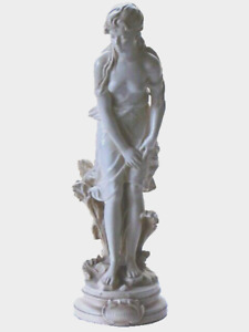 ALEXANDER BACKER CO ABCO Chalkware Figurine/Statue, Female, Le Ruisseau, 18