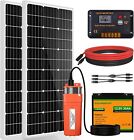 12V Solar Water Well Pump Kit with 30Ah Lithium Battery 200W Solar Panel Kit
