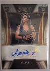 (2 card lot) SEE PHOTO 2022 Select WWE Amale Signature Selections Rookie Auto RC