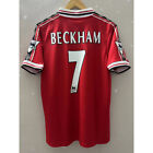Manchester United 1998 Home Jersey David Beckham shirt #7 retro jersey