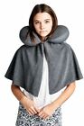 TOTAL TRAVEL PILLOW PERSONAL TRAVEL PILLOW WITH PULL-OUT BLANKET GREY