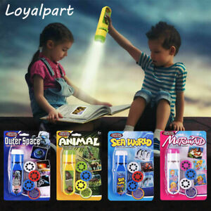 Eductional Toys Torch Night Projector Light Flashlights For Kids Boy Girl Gifts