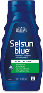 Selsun Blue Moisturizing Anti-dandruff Shampoo with Aloe, 11 fl. oz., Selenium
