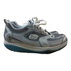 Skechers Shape-Ups Shoes Women’s Size 7 Blue Silver Sneakers Walking Comfort