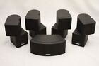 5x Bose Jewel Cube Speakers (Black) Incl. Center!