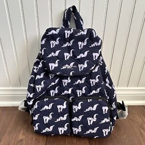 Kate Spade Blue Multi Jayne Large Backpack Blue Quilted Cats NWT