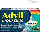 Advil Liqui Gels Minis Pain Reliever 80 Liquid Filled Capsules New In Box