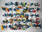 Vintage Lot Of 40  Smurfs Peyo Schleich Figures PVC Used Well Worn