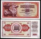 YUGOSLAVIA 100 DINARA P90 1986 *REPLACEMENT* ZB HORSE UNC SERBIA CURRENCY NOTE