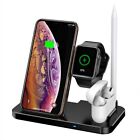 Charging Station for iPhone, iWatch, Samsung, Apple Pencil with 4-IN-1 15W Dock