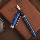 Narwhal Schuylkill Fountain Pen in Dragonet Sapphire - 1.1mm Stub  - NEW in Box