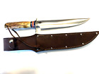 New ListingJim Behring Handmade Stag Knife Large OAL 14”