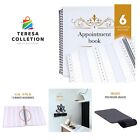 Undated 6-Column Appointment Book - 200 Pages with Pen Holder: Hourly Weekly ...
