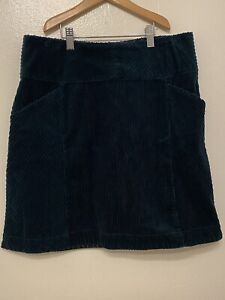Maeve Anthropologie Corduroy Pencil Skirt Sz 10 Green Pockets