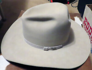 Resistol Western Cowboy Hat Size 7 3/4 Silver Belly. 5XXXXX Beaver.
