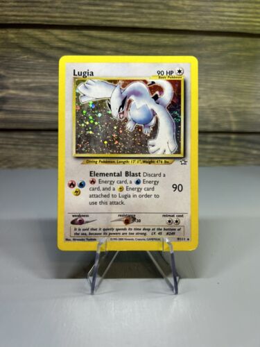 Pokémon TCG Lugia Neo Genesis 9/111 Holo Unlimited Holo Rare SWIRL 🌀