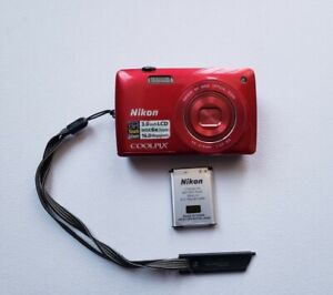 New ListingNikon COOLPIX S4200 RED GLOSSY  16.0MP Digital Camera Tested PLEASE READ!