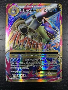 Pokémon TCG Mega-Blastoise-EX Evolutions 102/108 Full Art Ultra Rare - NM!