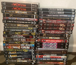WWE WWF WCW Wrestling Collection DVDs. Each $9.99 or less w/ free shipping!