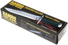 Rambo First Blood Stallone Signature Edition 14'' Fixed Knife - Green Cord...