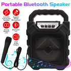 Karaoke Machine with Wireless Microphones Portable Bluetooth Speaker with Bass