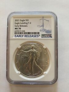 2021 American Silver Eagle - Early Release MS 70